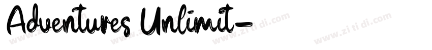 Adventures Unlimit字体转换